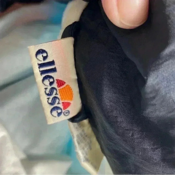 Ellesse 90s oversized retro pull over nylon flight jacket size XL - Picture 3 of 4